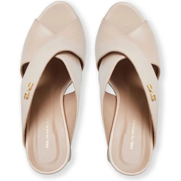Bruno Magli Fatima Cross Band Heel Blush Online