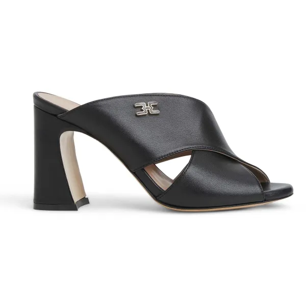 Bruno Magli Fatima Cross Band Heel Black Sale