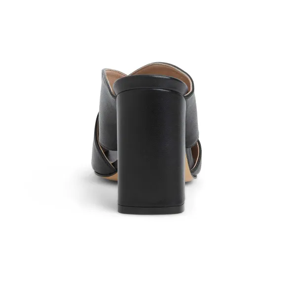 Bruno Magli Fatima Cross Band Heel Black Sale