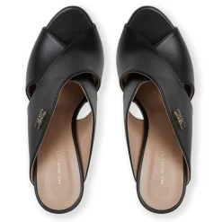 Bruno Magli Fatima Cross Band Heel Black Sale