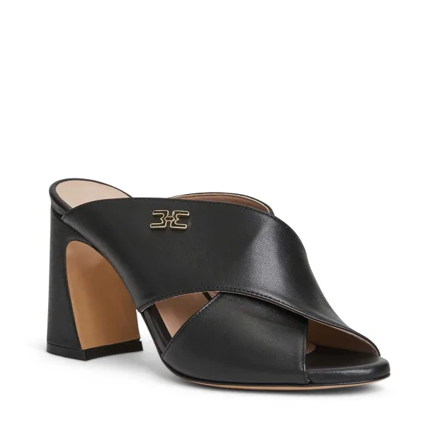 Bruno Magli Fatima Cross Band Heel Black Sale