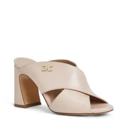 Bruno Magli Fatima Cross Band Heel Blush Discount