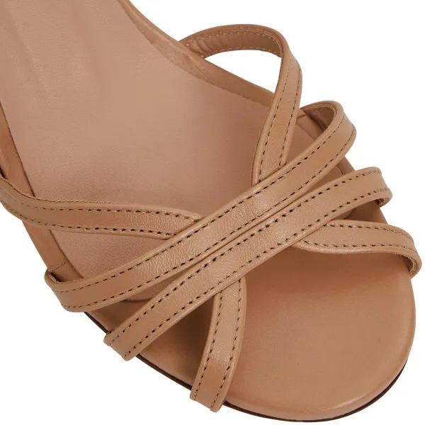 Bruno Magli Felicity Strapped Al Low Heel Sand Online