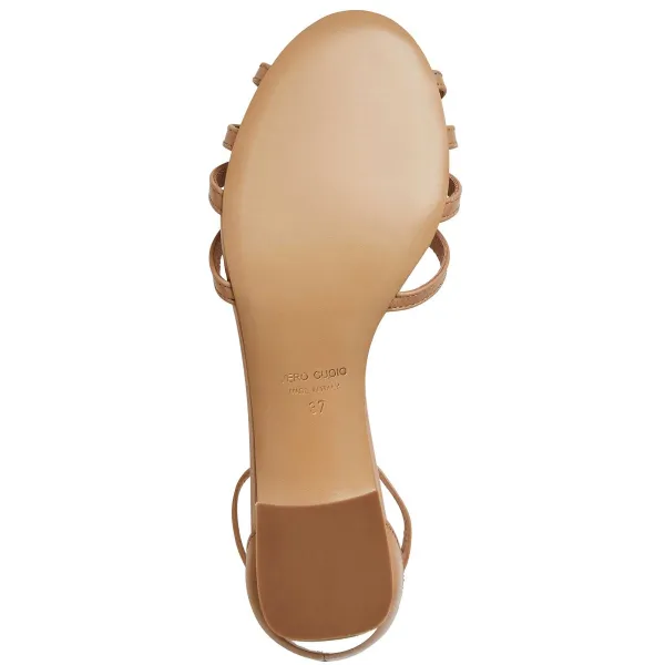 Bruno Magli Felicity Strapped Al Low Heel Sand Online