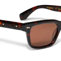 Bruno Magli Fellini Sunglasses Tortoise Brown Sale
