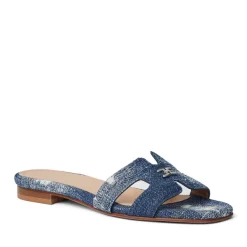 Bruno Magli Fina Single Band Sandal Denim Sale