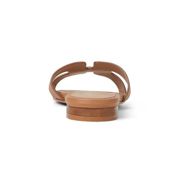 Bruno Magli Fina Single Band Sandal Cognac Cognac Leather