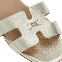 Bruno Magli Fina Single Band Sandal Metallic Gold Outlet