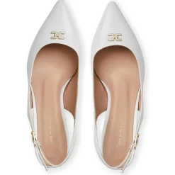 Bruno Magli Fiona Slingback Pump White Crinkled Patent White Patent Leather Online