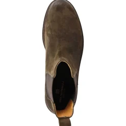 Bruno Magli Gasol Twin-Gore Chelsea Boot Dark Brown Sale