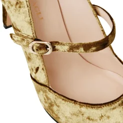 Bruno Magli Gemma Mary Jane Pump Olive Velvet Best