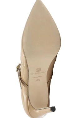 Bruno Magli Gemma Mary-Jane Leather Pump Honey Patent