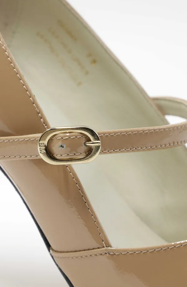 Bruno Magli Gemma Mary-Jane Leather Pump Honey Patent Online