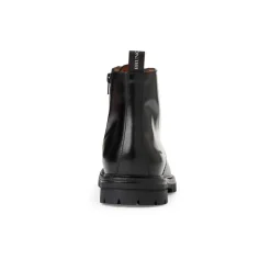 Bruno Magli Griffin 6 Inch Lace Up Leather Boot Black Outlet