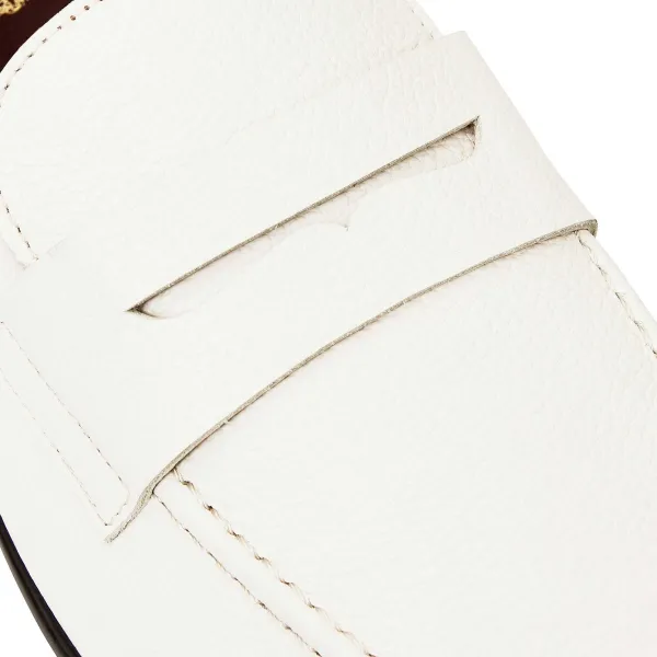 Bruno Magli Lastra Slip-On Leather Loafer-Off White Off-White Leather Best