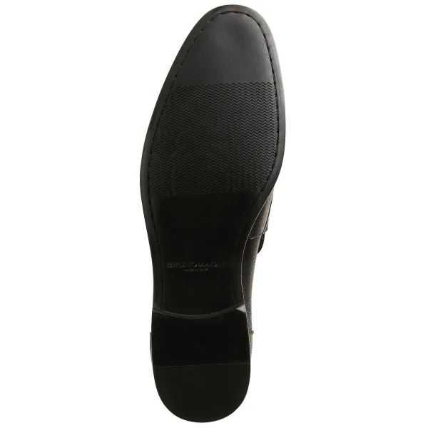 Bruno Magli Lastra Slip-On Leather Loafer-Black Black Leather Online