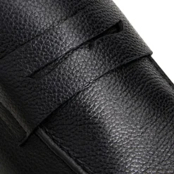 Bruno Magli Lastra Slip-On Leather Loafer-Black Black Leather Online