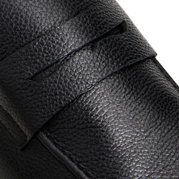 Bruno Magli Lastra Slip-On Leather Loafer-Black Black Leather Online
