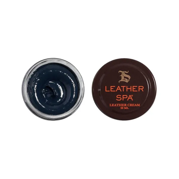 Bruno Magli Leather Spa Leather Cream - Navy Blue Best