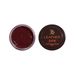 Bruno Magli Leather Spa Leather Cream - Maroon Hot