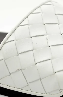 Bruno Magli Magnus Sporty Leather & Suede Slide - White White Leather Best