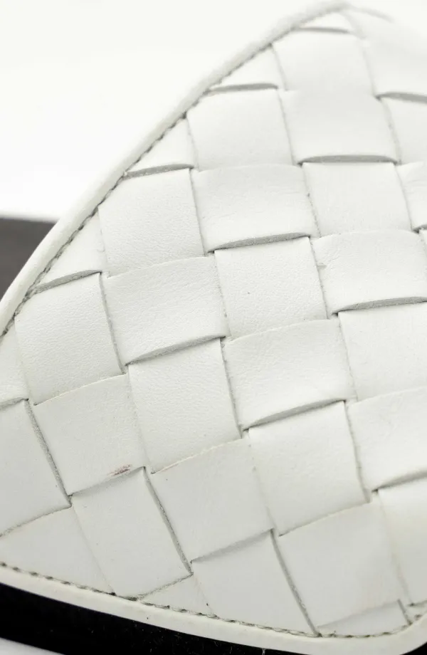 Bruno Magli Magnus Sporty Leather & Suede Slide - White White Leather Best