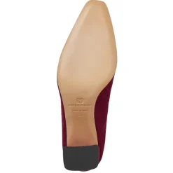 Bruno Magli Melania Square Toe Suede Pump Suede Ruby Online