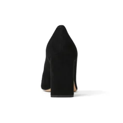 Bruno Magli Melania Square Toe Suede Pump Black Suede Online
