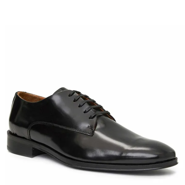 Bruno Magli Metti Oxford Black Leather Outlet