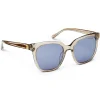 Bruno Magli Monas Limited Edition Women's Oversized Sunglasses Crystal Nude New