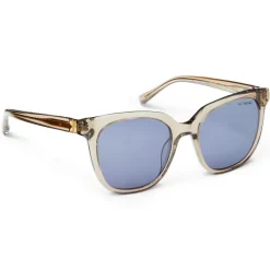 Bruno Magli Monas Limited Edition Women's Oversized Sunglasses Crystal Nude New