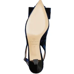 Bruno Magli Morena Slingback Pump Navy Velvet Best