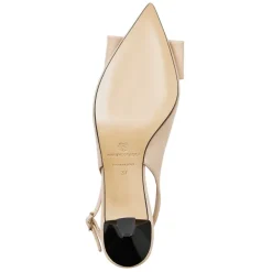 Bruno Magli Morena Slingback Pump Leather Nude Online