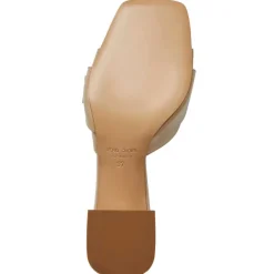 Bruno Magli Page Single Band Sandal Beige Patent Outlet
