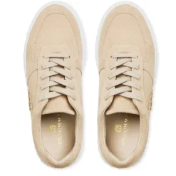 Bruno Magli Paola Platform Sneaker Sand Suede