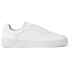 Bruno Magli Paola Platform Sneaker Leather White Outlet