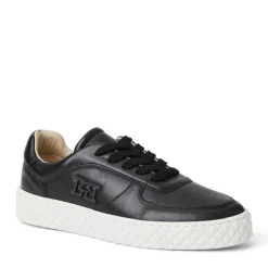 Bruno Magli Paola Platform Sneaker Leather Black Best