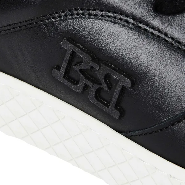 Bruno Magli Paola Platform Sneaker Leather Black Best
