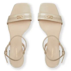 Bruno Magli Phoebe Sandal Patent Beige Clearance