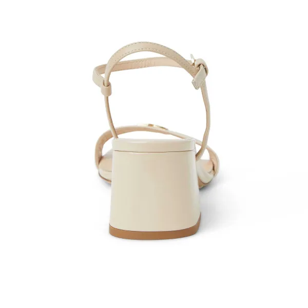 Bruno Magli Phoebe Sandal Patent Beige Hot