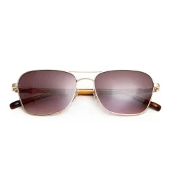 Bruno Magli Playa Aviator Sunglasses Gold Tortoise Online