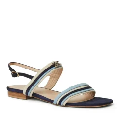 Bruno Magli Portia Sandal Navy/Blue/Sand Suede Navy Suede Discount