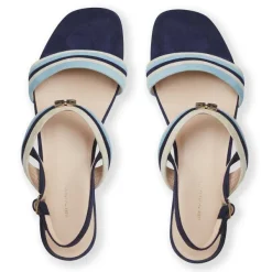 Bruno Magli Portia Sandal Navy/Blue/Sand Suede Navy Suede Discount