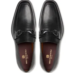Bruno Magli Raging Bit Leather Loafer Black New