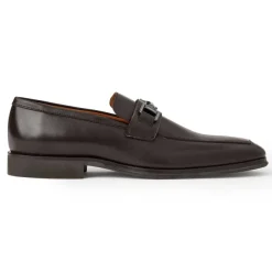 Bruno Magli Raging Bit Leather Loafer Brown Discount