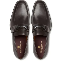 Bruno Magli Raging Bit Leather Loafer Brown Discount