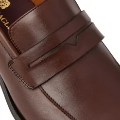 Bruno Magli Raging Leather Penny Loafer Cognac Hot