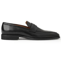 Bruno Magli Raging Leather Penny Loafer Black Hot