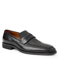 Bruno Magli Raging Leather Penny Loafer Black Hot