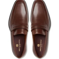 Bruno Magli Raging Leather Penny Loafer Cognac Clearance
